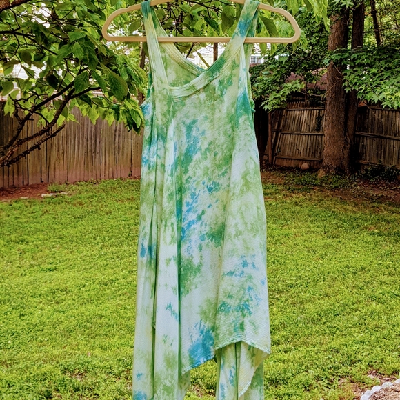 Yes World Boutique Emerald Ocean Sidetail Tunic - Picture 2 of 4